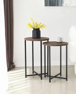 Konferenčné stolíky Konferenčný stolík Neta Set - Walnut