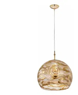 Svietidlá Kolarz 0392.31L.3.Aq.Ch - Luster na lanku LUNA 1xE27/60W/230V 24K zlatý 0392.31L.3.Aq.Ch