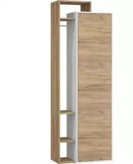 Skrine do izieb Skriňa RIO L1D craft biela/zlatý