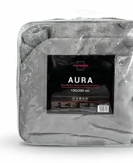 Ozdobné prikrývky Deka Aura 150x200 cm sivá