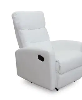 Kreslá Relaxačné kreslo SILAS ekokoža Tempo Kondela