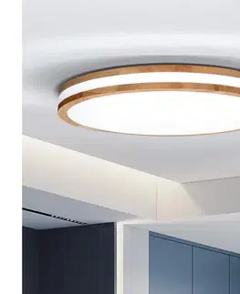 Svietidlá BRILAGI-LED Stmievateľné svietidlo MOLINA LED/72W/230V 3000-6500K dub pr. 78 cm+DO WO800-OEM9-80