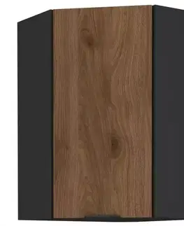 Kuchynské skrinky visiace Kuchynská skrinka Monza orech okapi 60x60 Gn-90 1f (45°)