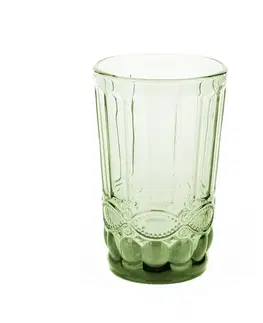 Poháre KONDELA Fregata Typ 6 pohár na vodu (6 ks) 350 ml zelená