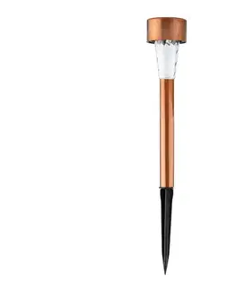 Záhradné lampy  LED Solárna lampa LED/2V 40 mAh IP44 medená 340000104
