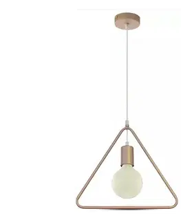 Svietidlá  Luster na lanku 1xE27/60W/230V trojuholník 3837