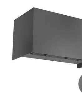 LED osvetlenie Redo 90303-LED Vonkajšie nástenné svietidlo VARY 4xLED/5W/230V 4000K IP54 antracit 90303