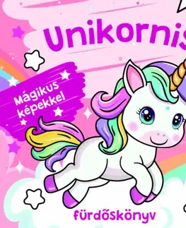 Knižky do vane Unikornis fürdőskönyv