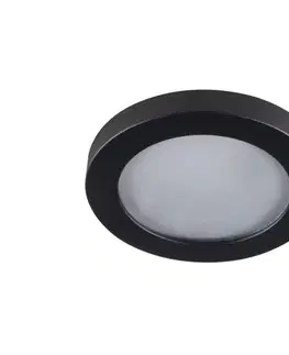 Svietidlá  33122 - Kúpeľňové podhľadové svietidlo FLINI 10W IP44 čierna 33122