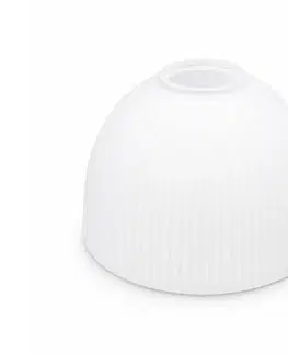 Lampy BRILAGI - Náhradné sklo pre luster a nástenné svietidlo ANTICO MODERN, objímka E27, priemer 14,5 cm, biela 5907687463386