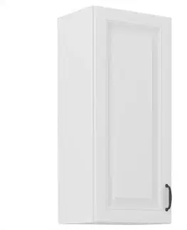 Kuchynské skrinky visiace Kuchynská skrinka STILO biely mat/biely 40g-90 1f