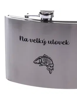 Termosky a termohrnčeky Kovová ploskačka "Na velký úlovek", 1 l
