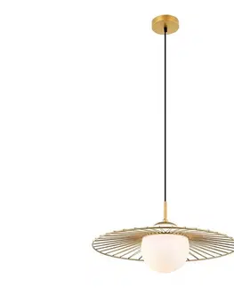Svietidlá  MDM-4003/1 GD - Luster na lanku SALLY 1xE27/40W/230V zlatá MDM-4003/1 GD