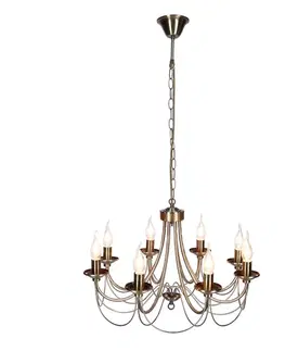 Svietidlá Závesná lampa MUZA 8xE14 luster Candellux