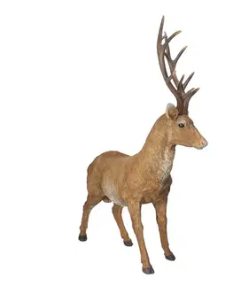 Vianočné dekorácie Figúrka Deer 56x20x69 cm brown