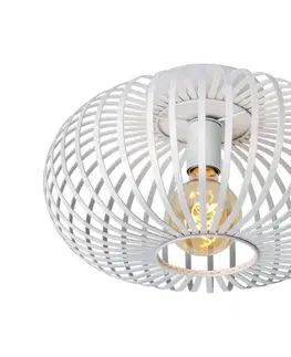 Svietidlá Lucide 78174/40/31 - Stropné svietidlo MANUELA 1xE27/60W/230V pr. 39,5 cm biela 78174/40/31