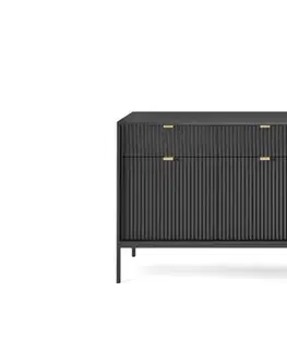 Komody ArtPS Komoda MONA KSZ-154 | čierna