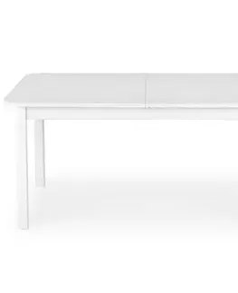 Stoly v podkrovnom štýle Rozkladací stôl Florian 141/219x80cm doska/MDF– Biely