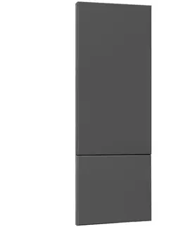Kuchynské skrinky Čelo skrinky Luxeo F16-D60ZLN_D60RWN tenký rám dark grey