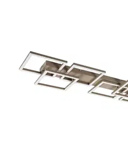Svietidlá Rabalux 71500 - LED stmievateľné stropné svietidlo FATMA 40W/230V 3000-6500K 33x100 cm béžová + diaľkové ovládanie 71500