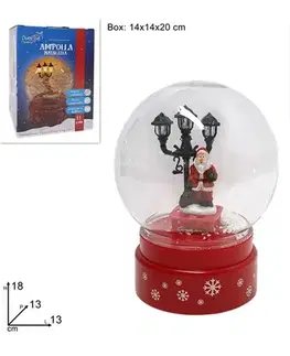 Vianočné dekorácie MAKRO - Snežítko vianočné 13cm LED rôzne druhy