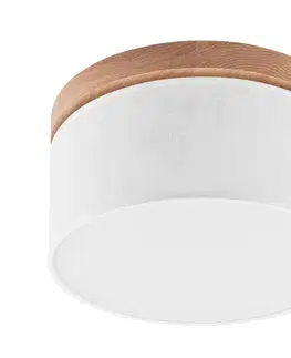 Svietidlá BRILAGI - LED Stropné svietidlo BELLADONNA 1xE27/15W/230V pr. 30 cm biela/dub 0507