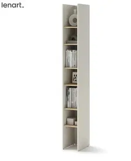 Nábytok Dig-net nábytok Regál Lenart BED CONCEPT BC-24 | kašmír / dub nagano