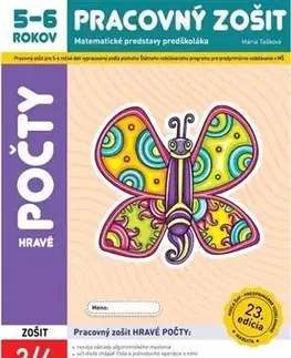 Príprava do školy, pracovné zošity Hravé počty - Pracovný zošit 5-6 rokov - Mária Tašková