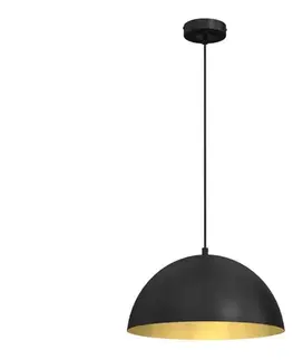 Svietidlá  Luster na lanku BETA 1xE27/60W/230V pr. 35 cm čierna MLP7896