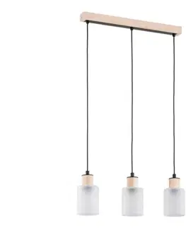 Svietidlá  Luster na lanku NATUR 3xE27/60W/230V 62305