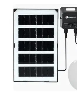 LED osvetlenie  B.V.  - LED solárne stropné svietidlo so senzorom LED/3,7V 3000 mAh IP65 + diaľkové ovládanie B1020135I