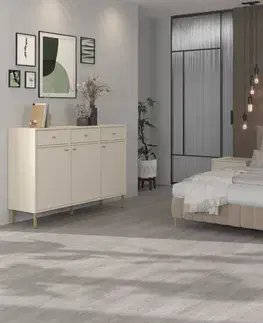 Nočné stolíky ArtLemp Nočný stolík YEDDO 2S | béžová