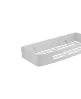 Svietidlá Gedy - Nástenná polica do sprchy SMART 30x12,8 cm biela 241702