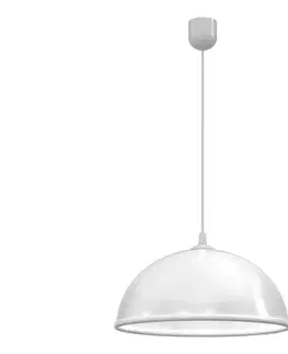 Svietidlá  Luster na lanku KITCHEN 1xE27/15W/230V biela 4871
