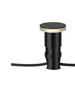 Záhradné lampy Markslöjd 106935 - Vonkajšie zapustené LED svietidlo GARDEN24 LED/3W/24V IP44 čierna 106935