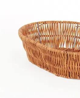 Košíky na potraviny MAKRO - Košík pletený ovál malý Wood