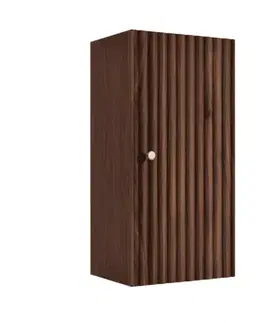Skrinky do kúpeľne Elvisia Závesná skrinka do kúpeľne BELLO Oak walnut