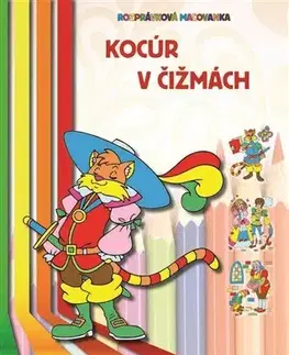 Nalepovačky, vystrihovačky, skladačky Kocúr v čižmách
