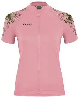 Cyklistické dresy Cube ATX Jersey Full Zip CMPT W Veľkosť: XS