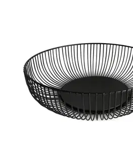Misky UTC Miska na ovocie KITCHISIMO priemer 28 cm čierna 320304