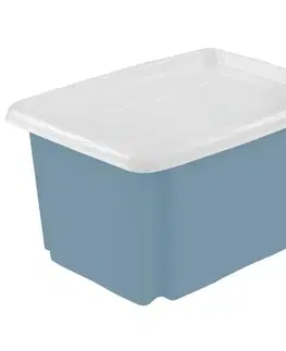Vybavenie a dekorácie bytu Otočný box s vekom modrý 45x35x27 30l 680