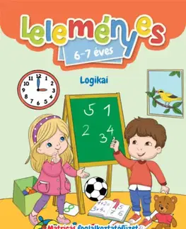 Nalepovačky, vystrihovačky, skladačky Leleményes 6-7 éves - Logikai feladatok