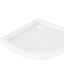 Vane MEXEN - Flow+ Sprchová vanička štvrťkruh 90 x 90, biela lesk 46Q109090H