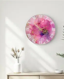 Hodiny Nástenné hodiny Pink 339, 40 cm