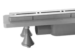 Sprchovacie kúty Omp Tea - RENOVA ECO LINE podlahový žľab s roštom z nerezové oceli, L-840, DN40 4943.204.8C