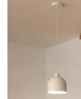 Svietidlá  - Závesný luster na kábli IRONLINE 1xE27/15W/230V pr. 17 cm biely 70538