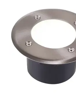LED osvetlenie  LED Nájazdové svietidlo MIVO LED/3W/230V pr. 12 cm IP67 matný chróm 333582