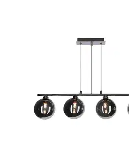 Svietidlá  Závesný luster SOMUL na lanku 4xG9/20W/230V dymovo čierny 34-44259