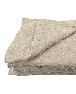 Prehozy na posteľ Prikrývka na posteľ Milo 170x220 béžová Merkury Home