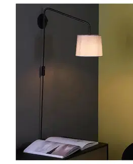 Svietidlá Endon 79500 - Nástenné svietidlo CARLSON 1xE14/40W/230V sivá/čierna 79500
